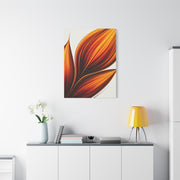 Golden Ember Bloom Abstract Wall Art & Canvas Prints
