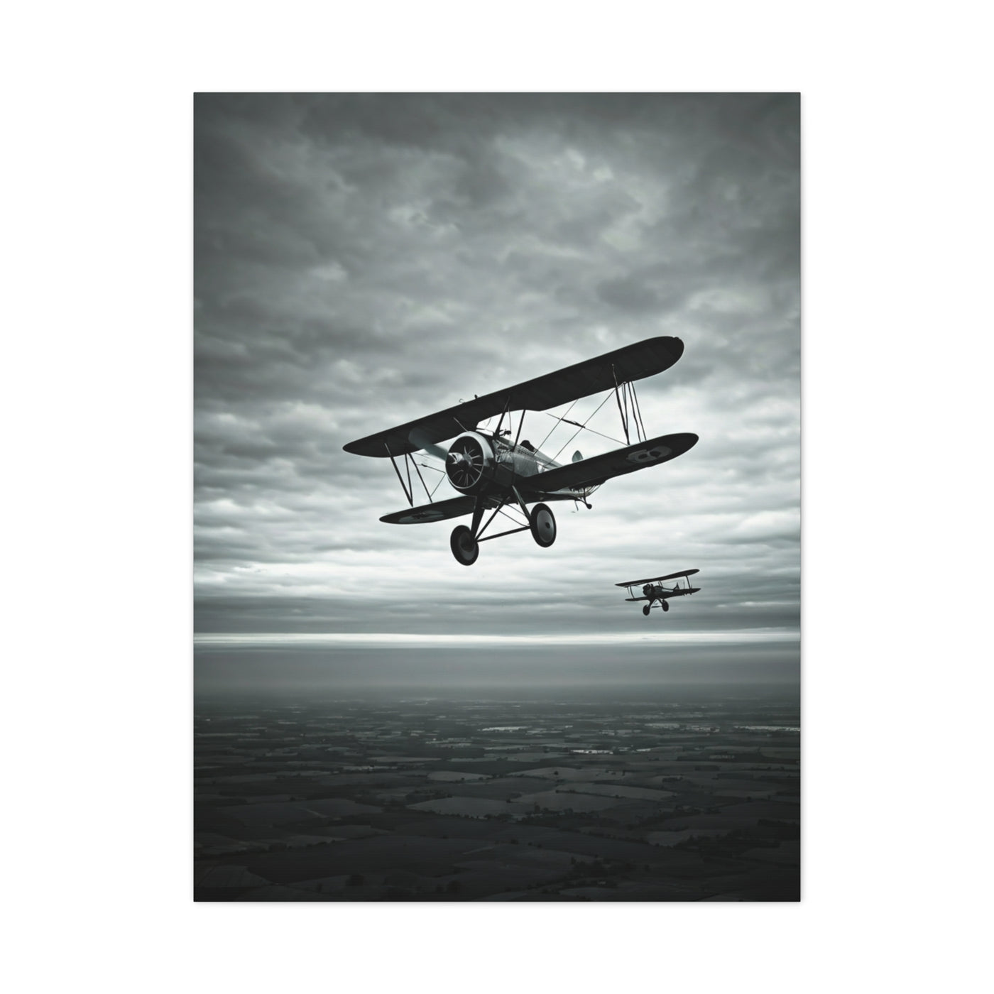 Vintage Squadron Over Open Seas Wall Art & Canvas Prints