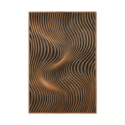 Minimal Slatted Wave Flow Panel Wall Art & Canvas Print