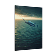 Ocean Whale Glide Serenity Wall Art & Canvas Prints