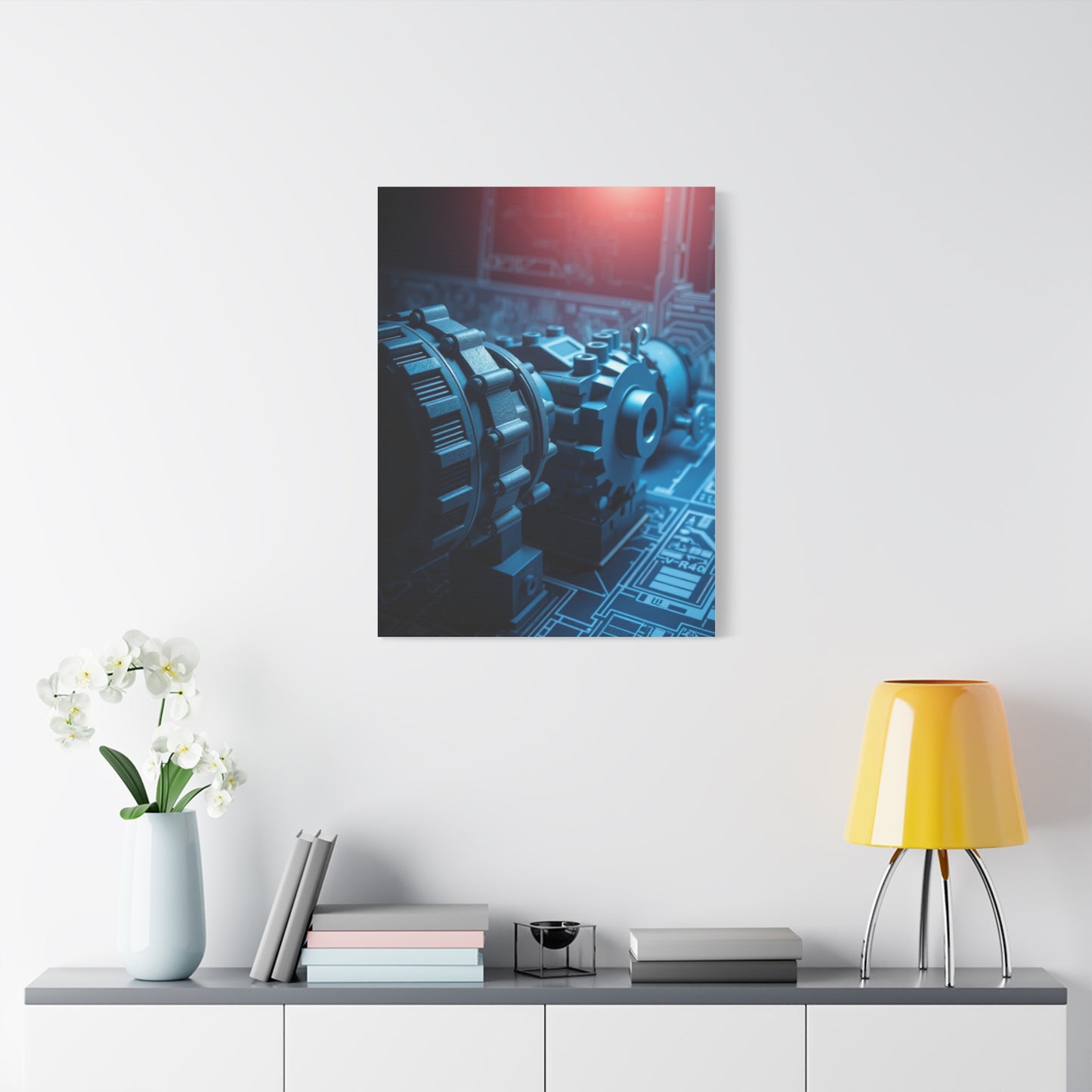 Supreme Engineering & Machinery Blueprints Art Beautiful Collection Wall Art & Canvas Print