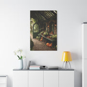Autumn Greenhouse Harvest Scene Wall Art & Canvas Print