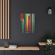 Industrial Architectural Color Block Wall Art & Canvas Print