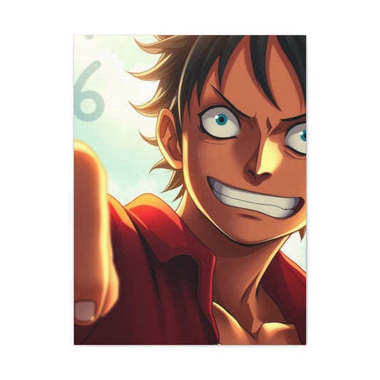 Monkey D. Luffy Art Canvas Art 4 Wall Art & Canvas Print