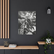 Dramatic Monochrome Alpine Storm Wall Art & Canvas Print