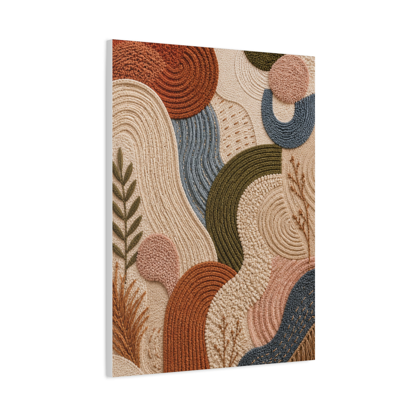 Tufted Textile Organic Abstract Wall Art & Canvas Print