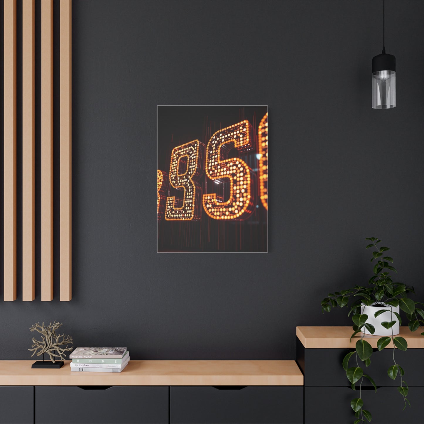 Vision Numbers Art Art Wall Art & Canvas Print