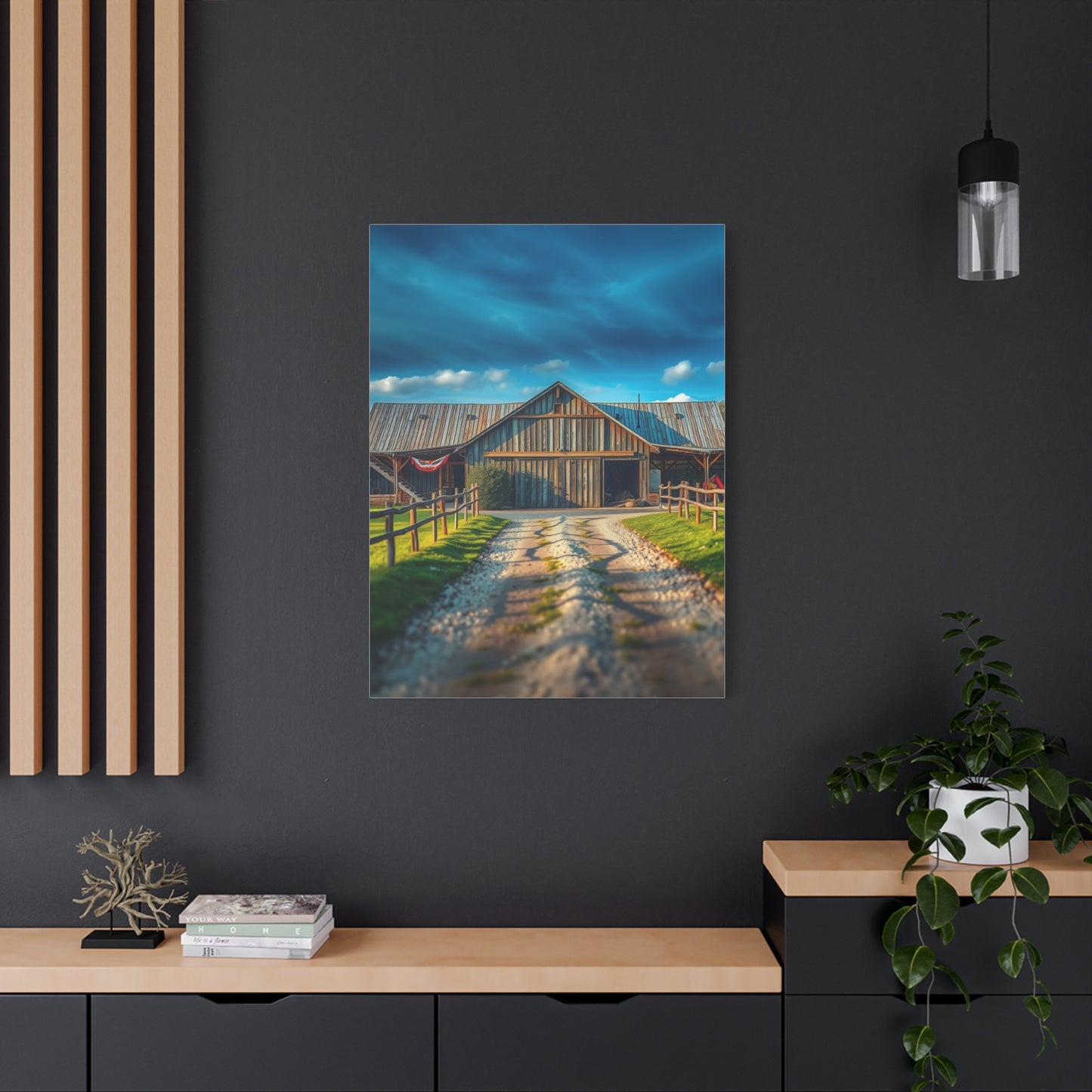 Classic Barnscape Exposition Wall Art & Canvas Print