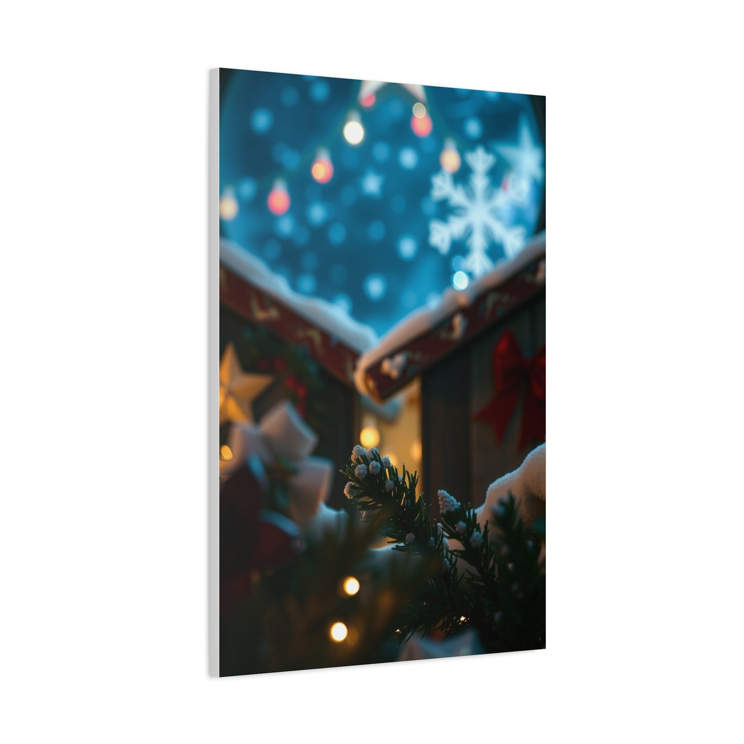 Enchanted Christmas Scene Wall Art & Canvas Print