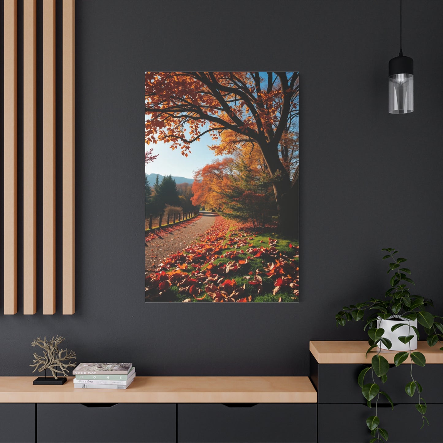 Golden Foliage Reverie Wall Art & Canvas Print