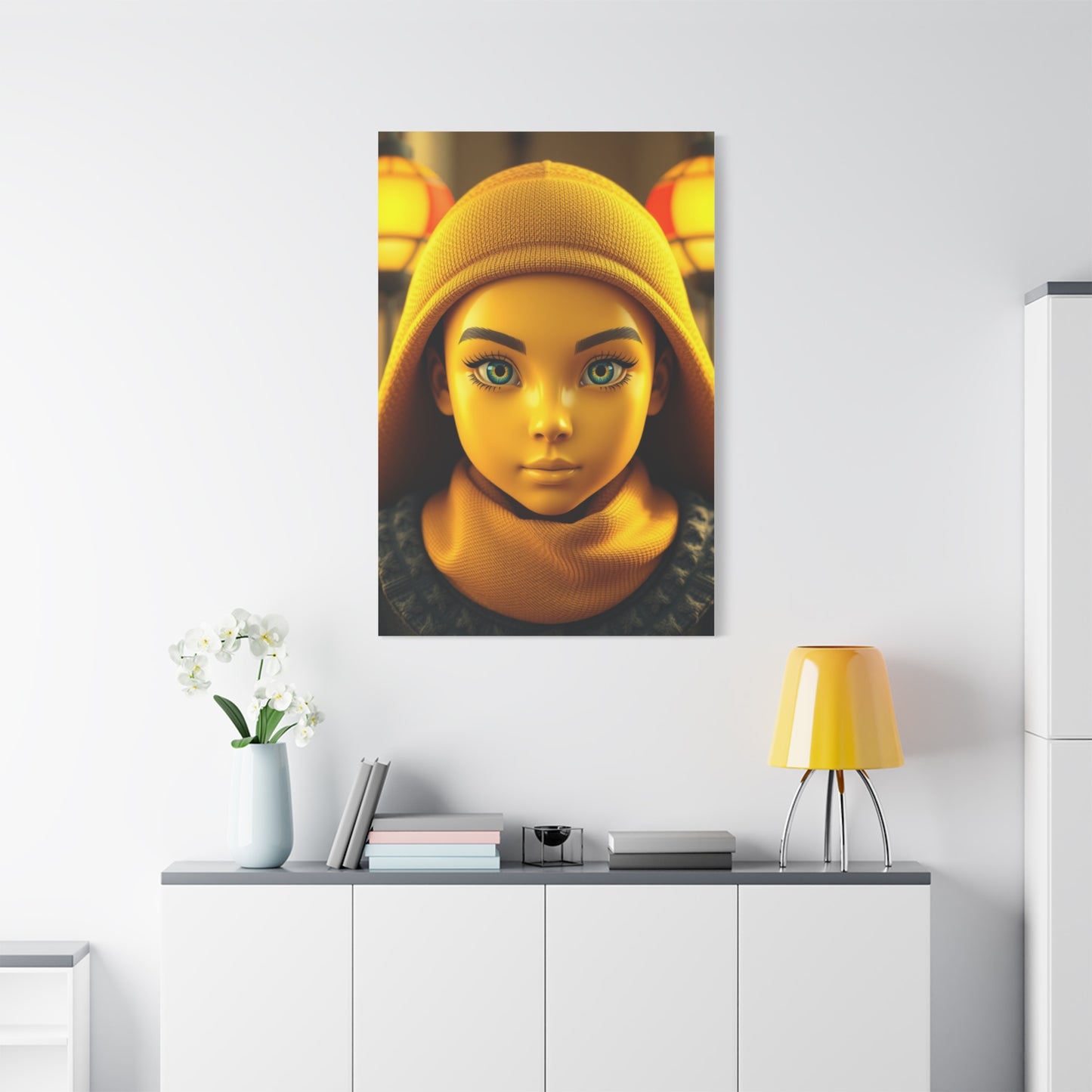 Radiant Ochre Tableau Wall Art & Canvas Print