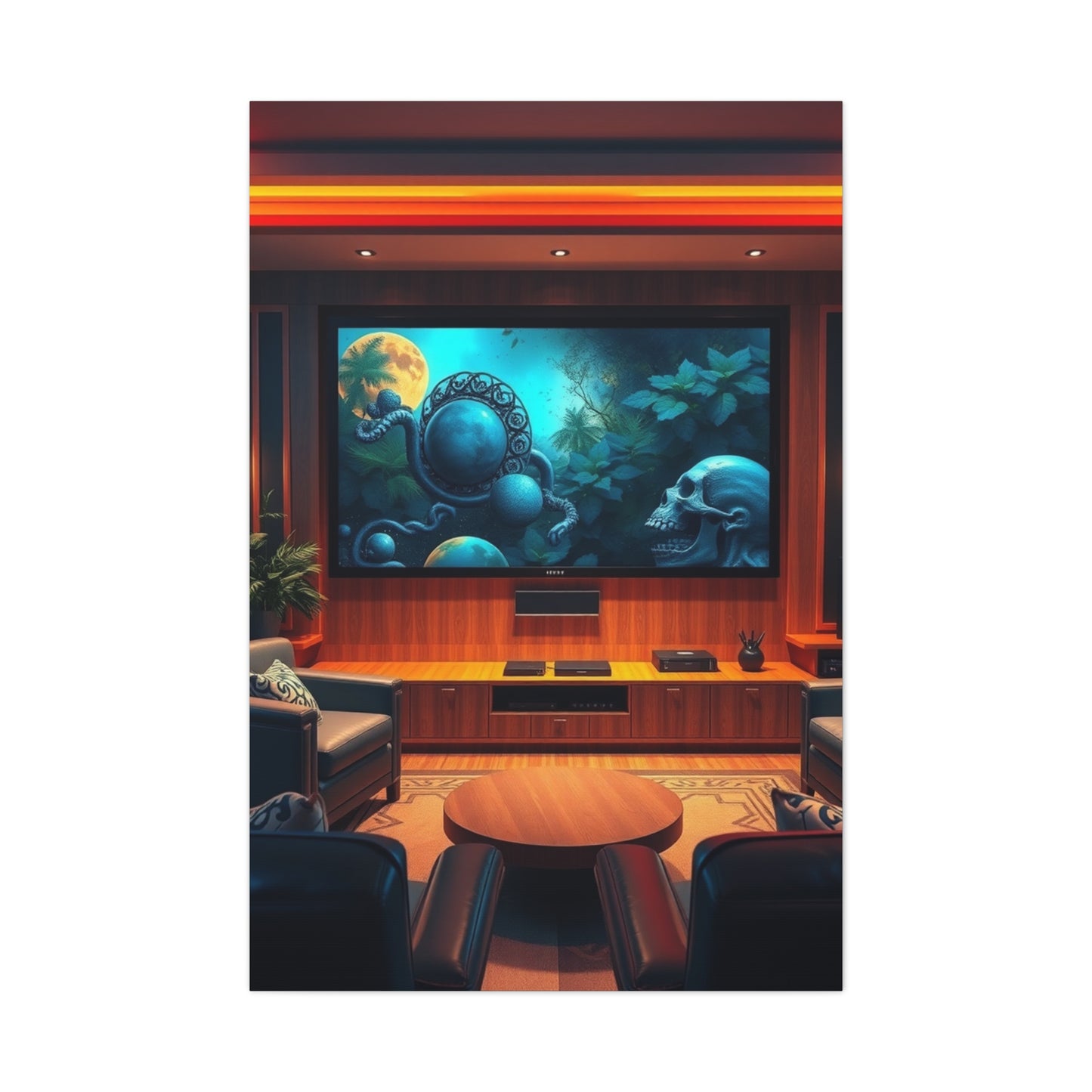 Masterpiece Home Theater Art Vision Wall Art & Canvas Print