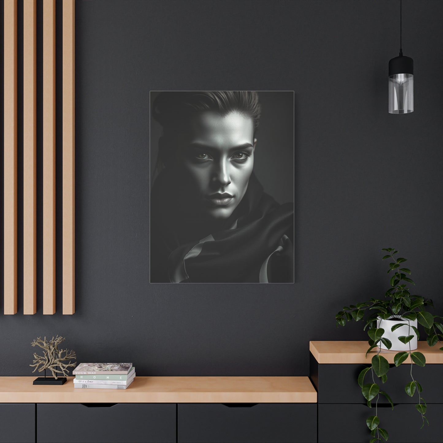 Black White and Gold Art Premium Gallery Wall Art & Canvas Print