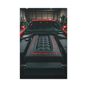 Chevrolet Corvette C6 Engine Bay Performance Detail Wall Art & Canvas Prints
