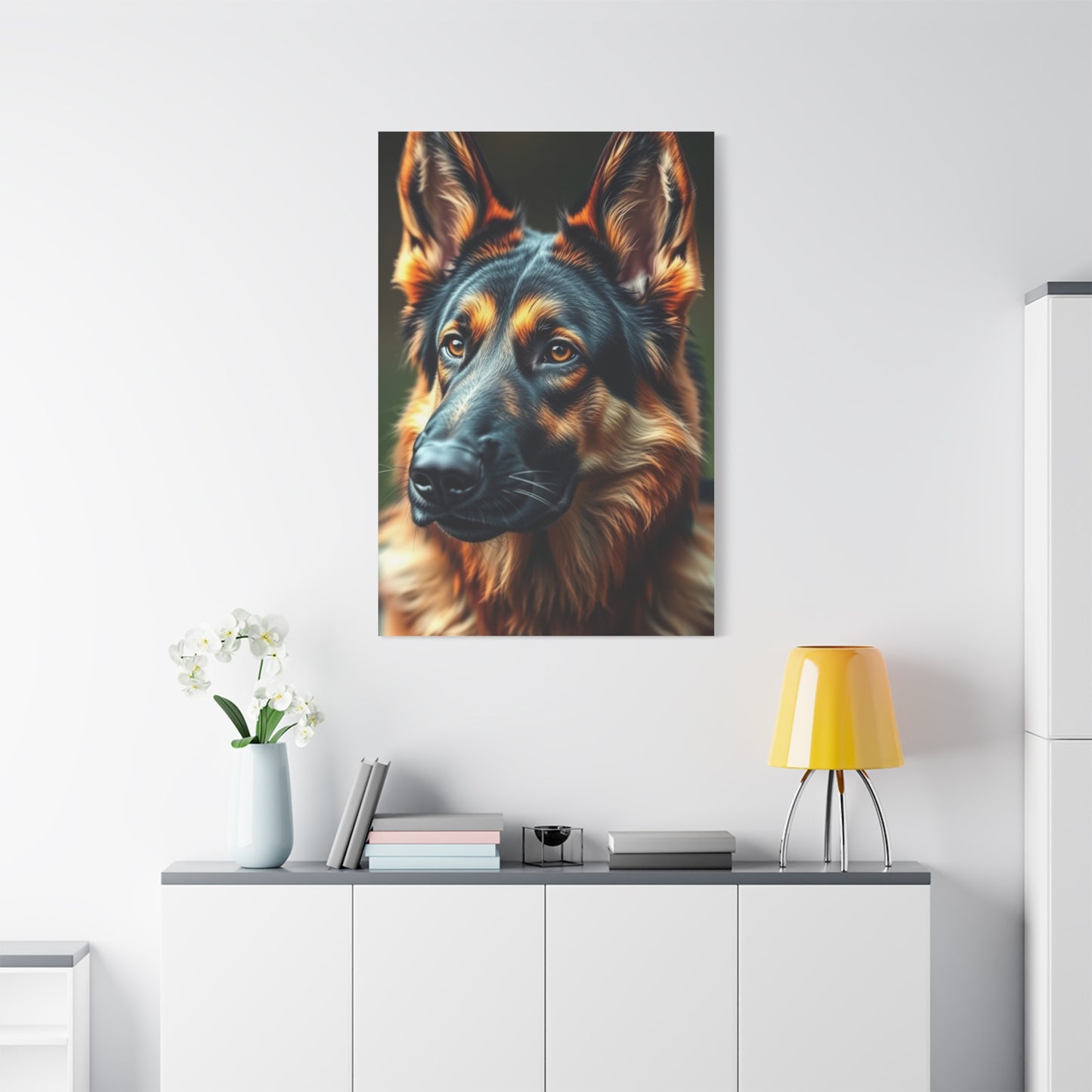 Vision German Shepherd Art Art Wall Art & Canvas Print