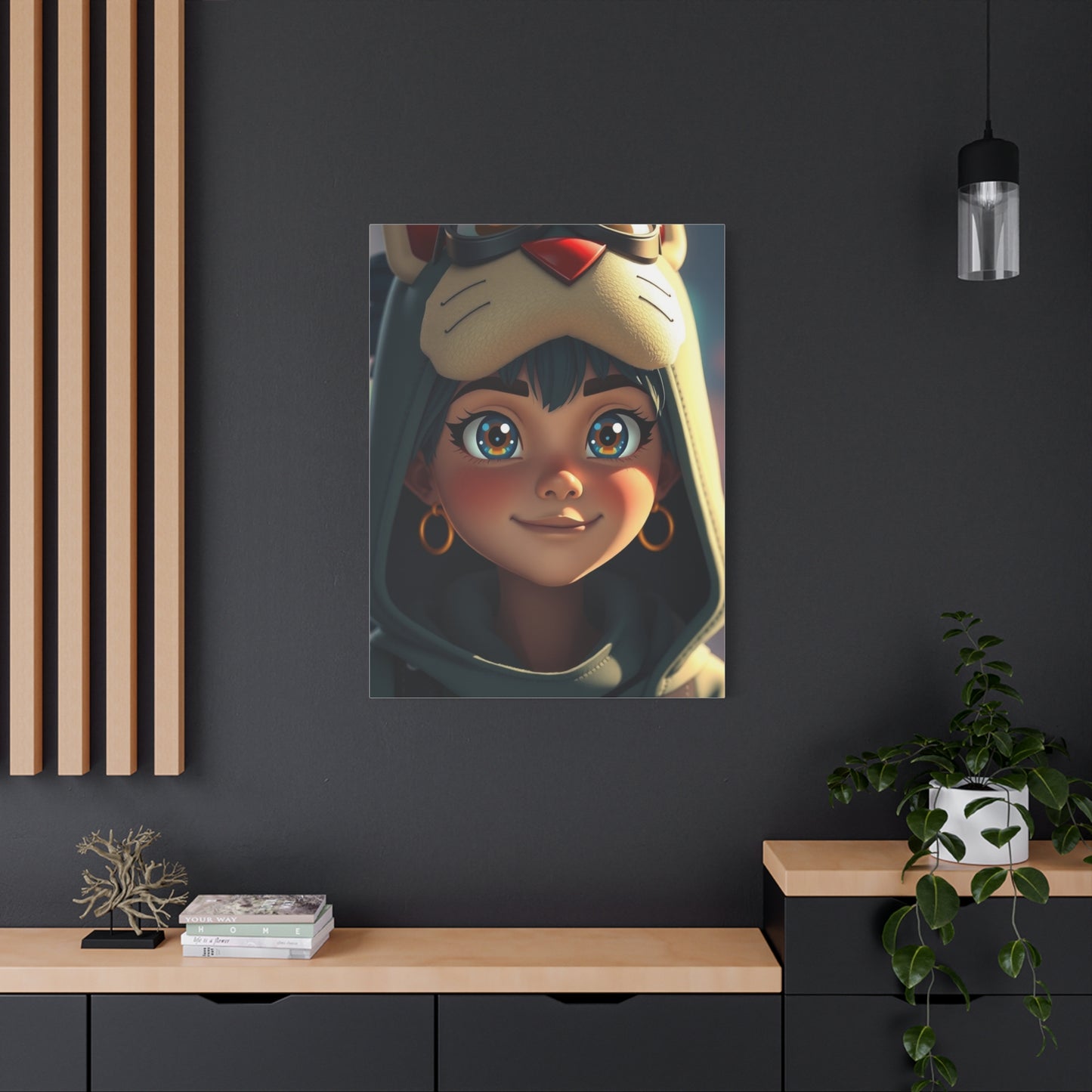 Graceful Doodle Artistry Wall Art & Canvas Print