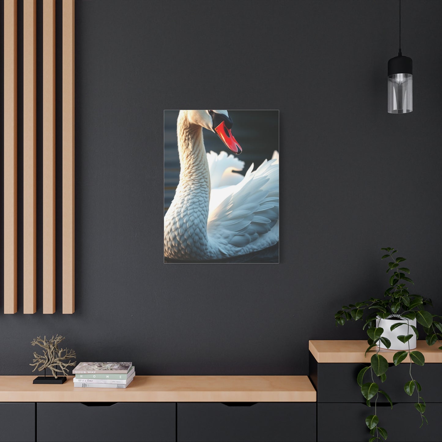 Swan Art Supreme Canvas Wall Art & Canvas Print