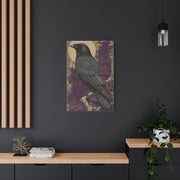 Dark Raven Moon Folk Wall Art & Canvas Print