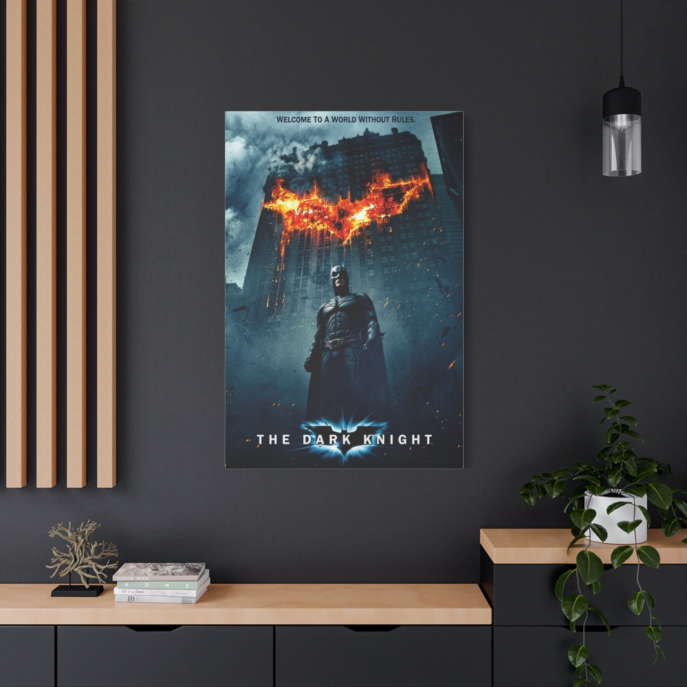 The Dark Knight Batman Movie Poster Wall Art & Canvas Print