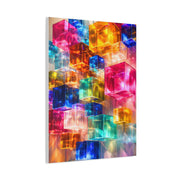 Luminous Acrylic-Glass Cubes Wall Art & Canvas Print
