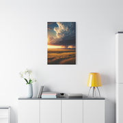 Storm Horizon Over Savannah Plains Wall Art & Canvas Prints