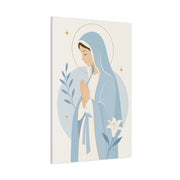 Minimalist Modern Mary Wall Art & Canvas Print
