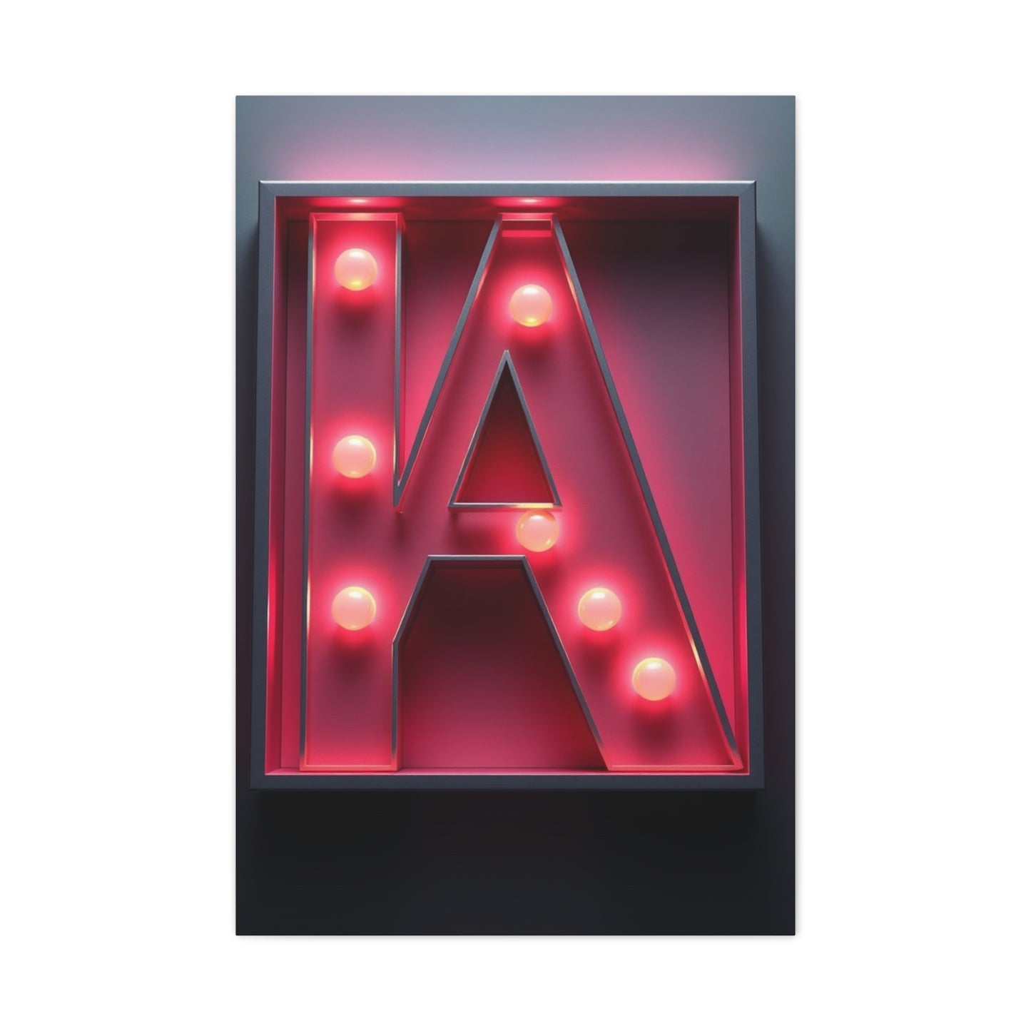 Luxury A Alphabet & Letter Art Collection Wall Art & Canvas Print