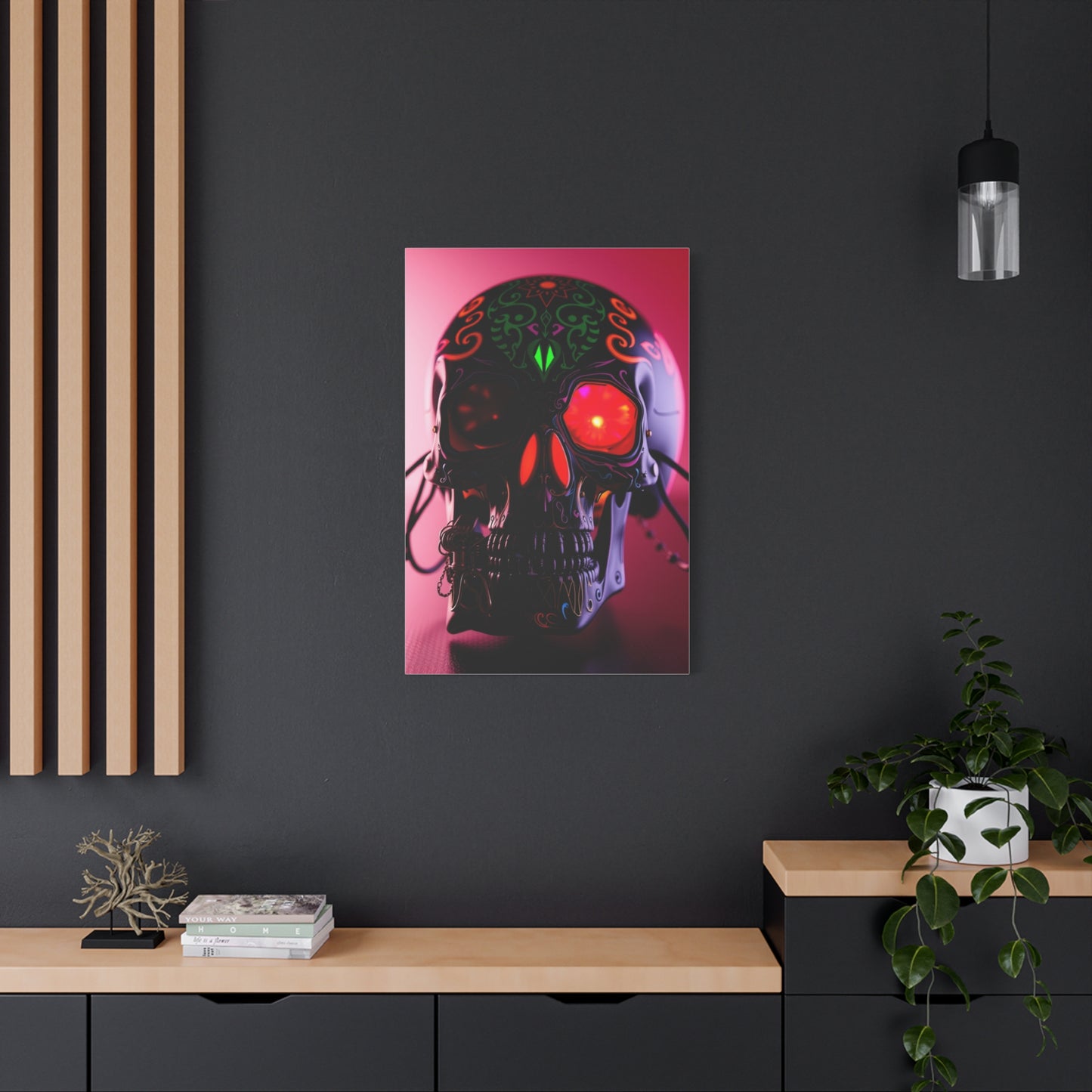Lux Skully Mirage Wall Art & Canvas Print