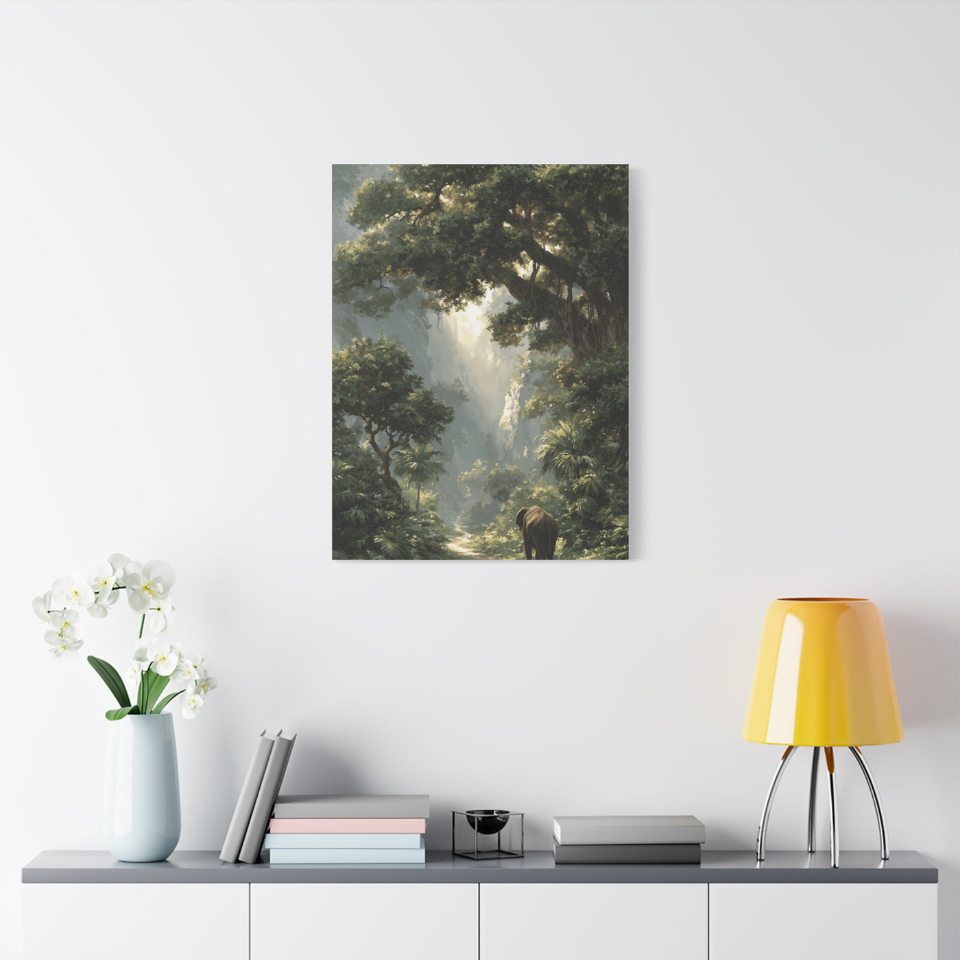 Ornate Royal Indian Elephant Wall Art & Canvas Print