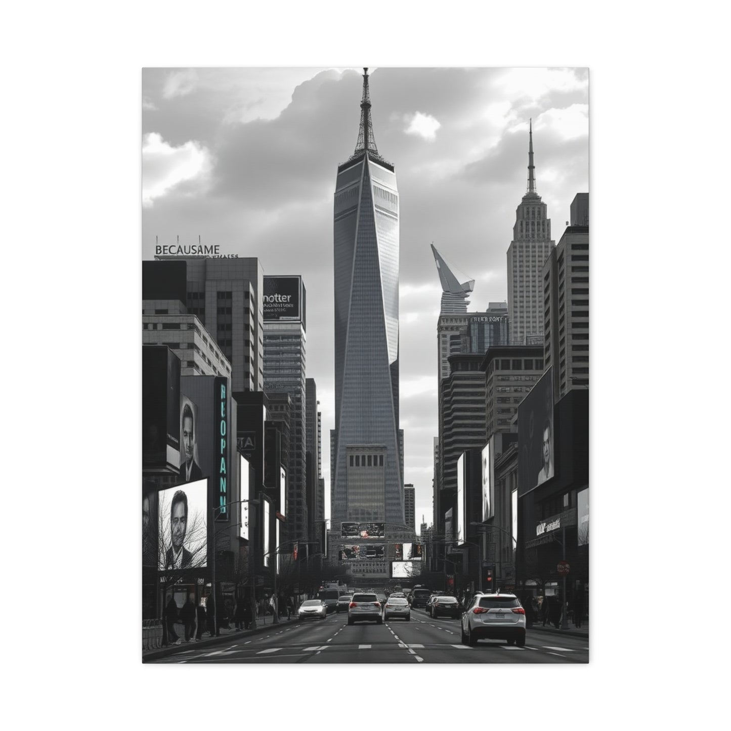 Supreme Black & White Cityscapes Art Beautiful Collection Wall Art & Canvas Print
