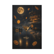 Surreal Moonlit Martini Dreamscape Wall Art & Canvas Print