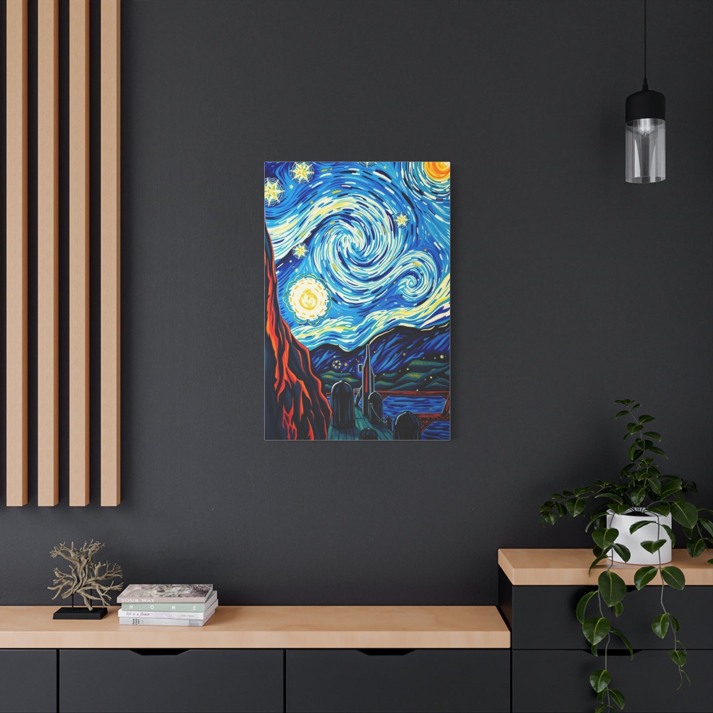 The Starry Night Canvas Art Supreme Canvas Wall Art & Canvas Print