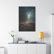 Autumn Leaf Storm Pumpkin Field Wall Art & Canvas Print