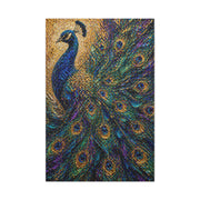 Impasto Jewel Peacock Expressionist Wall Art & Canvas Print