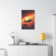 Sunset Squadron Flight Horizon Wall Art & Canvas Prints