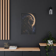Celestial Lion Moon Constellation Wall Art & Canvas Print