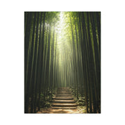 Bamboo Path of Tranquility Wall Art & Canvas Prints