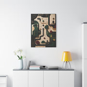 Strategic Pathway Abstract Composition Wall Art & Canvas Print