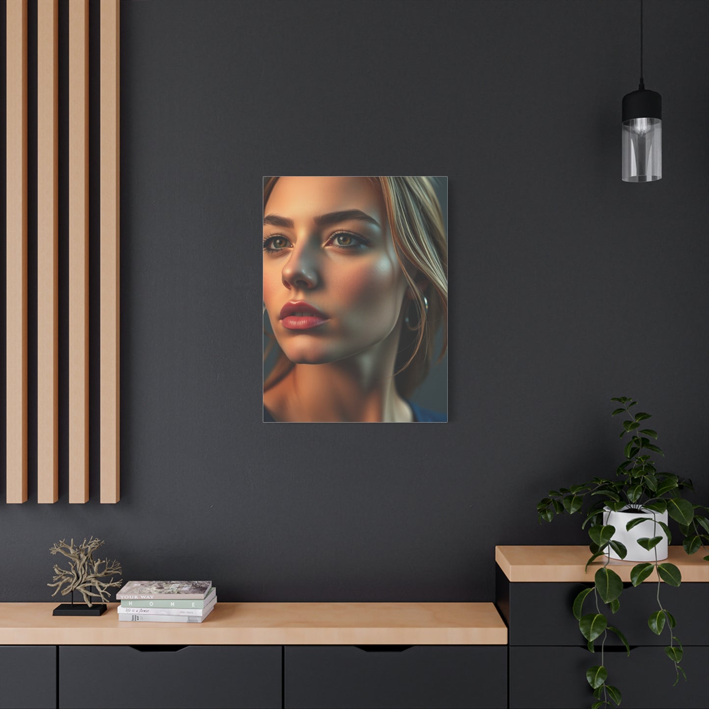 Azure Serenity Canvas Wall Art & Canvas Print