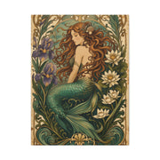 Art Nouveau Floral Mermaid Elegance Wall Art & Canvas Print