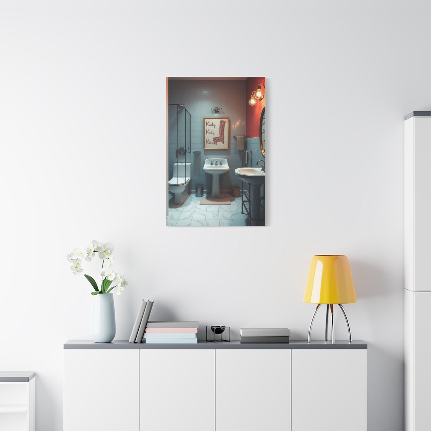 Kid’s Bathroom Art Refined Canvas Wall Art & Canvas Print