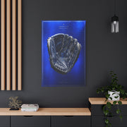 Cobalt Baseball Glove Collector Sports Wall Art & Canvas Print