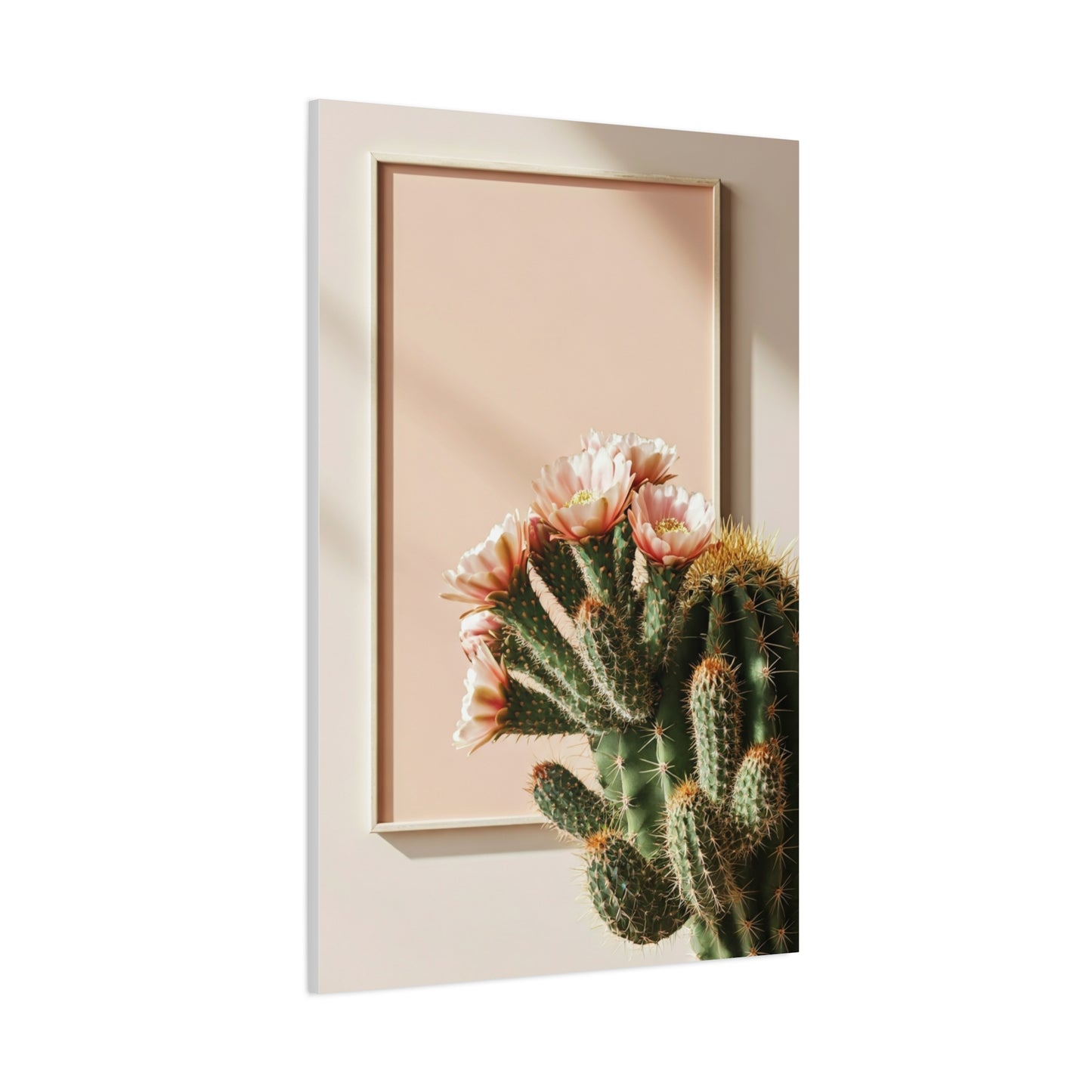 Minimalist Blooming Cactus Botanical Wall Art & Canvas Prints