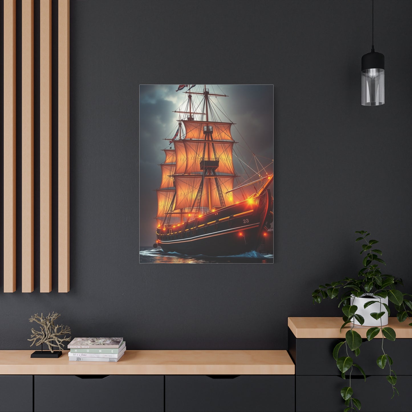 Vision Ship Art Art Wall Art & Canvas Print