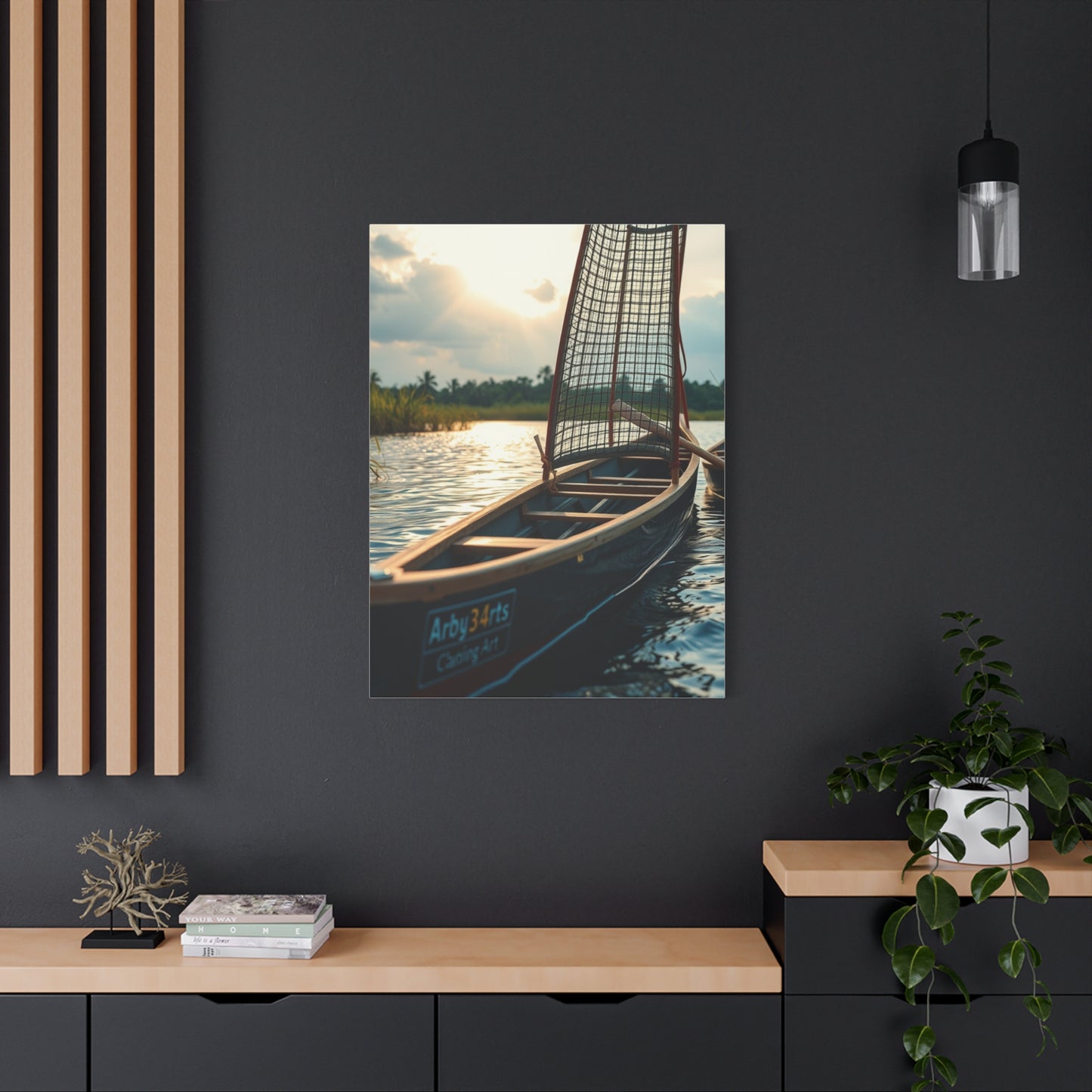 Canoe Art Luxury Canvas Wall Art & Canvas Print