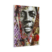 Avant Garde Mixed Media Portrait Collage Wall Art & Canvas Print