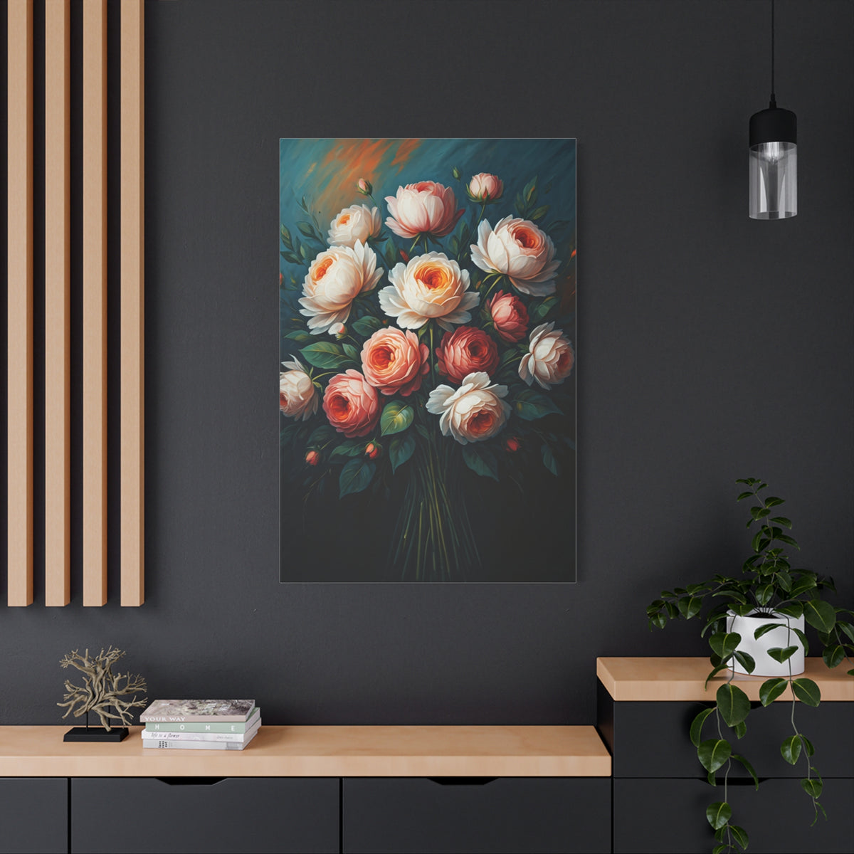 Blush Peony Elegance Wall Art & Canvas Print