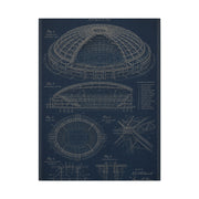 All Weather Stadium Blueprint Sports Wall Art & Canvas Print