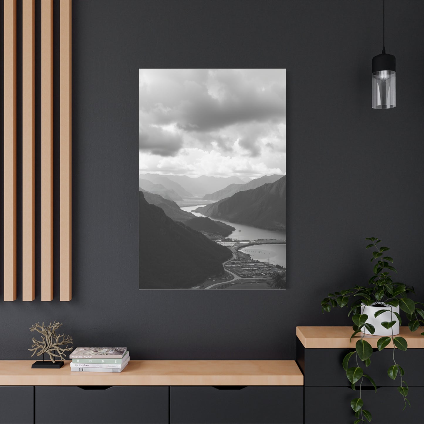 Black & White Scenic Landscapes Art Supreme Canvas Wall Art & Canvas Print