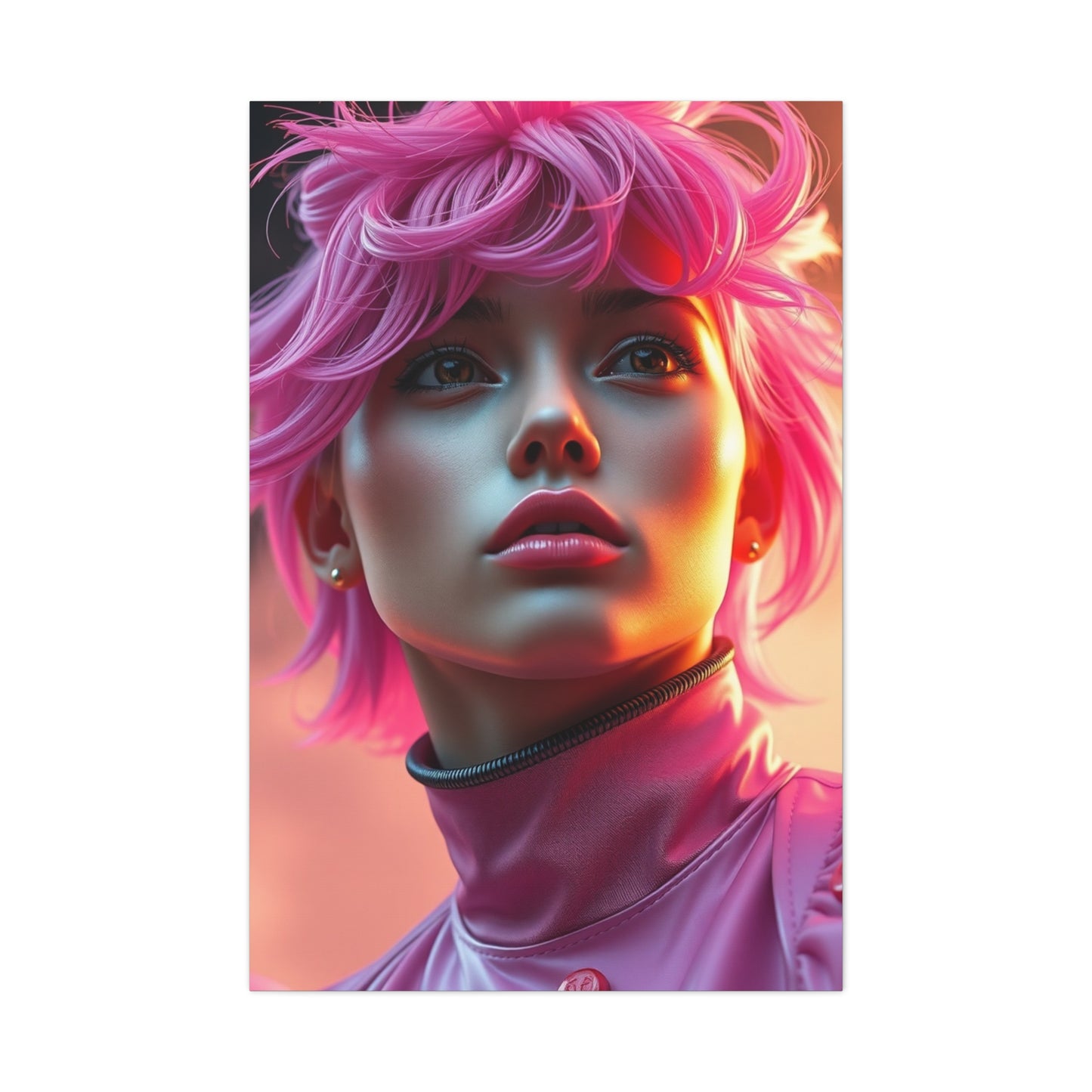Supreme Art Gold & Pink Art Collection Wall Art & Canvas Print